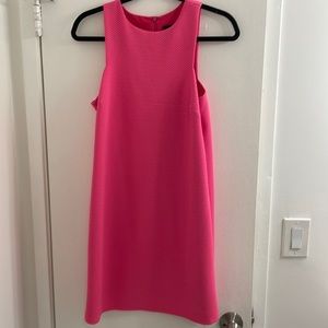 Aqua bright pink dress